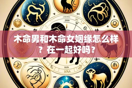木命男和木命女姻缘怎么样?在一起好吗?