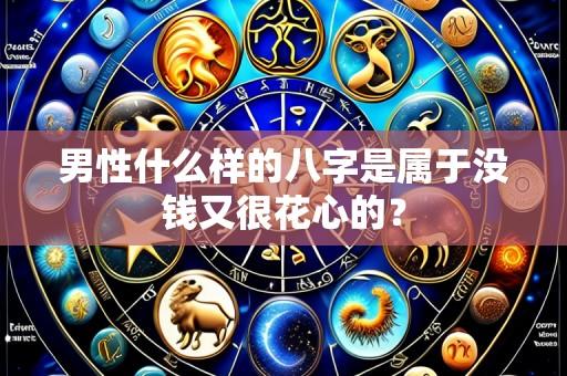 男性什么样的八字是属于没钱又很花心的？