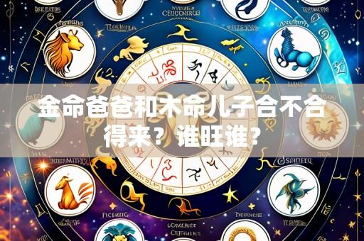 金命爸爸和木命儿子合不合得来?谁旺谁?