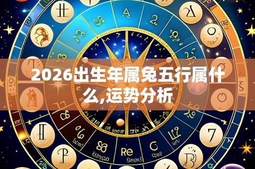 2026出生年属兔五行属什么,运势分析