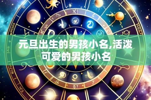 元旦出生的男孩小名,活泼可爱的男孩小名