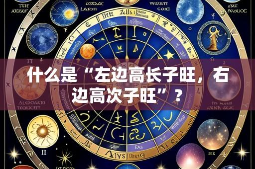 什么是“左边高长子旺,右边高次子旺”?