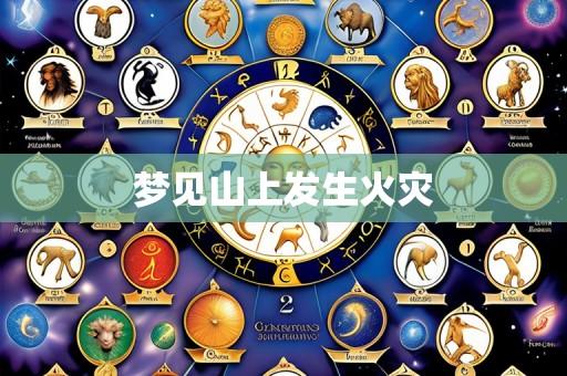 梦见山上发生火灾