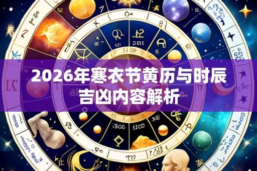 2026年寒衣节黄历与时辰吉凶内容解析