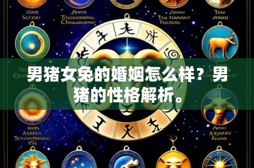 男猪女兔的婚姻怎么样?男猪的性格解析。