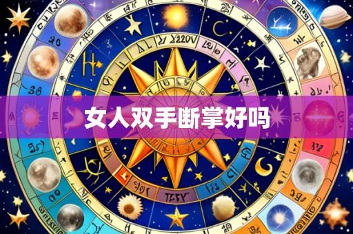 女人双手断掌好吗