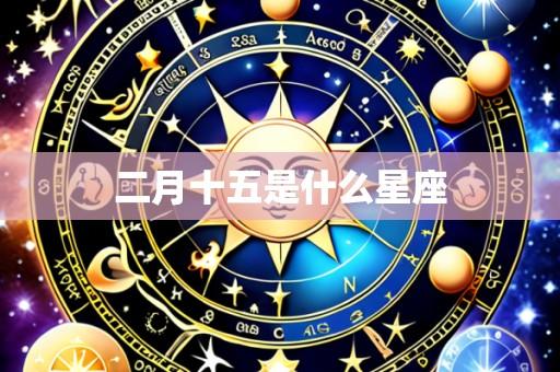 二月十五是什么星座