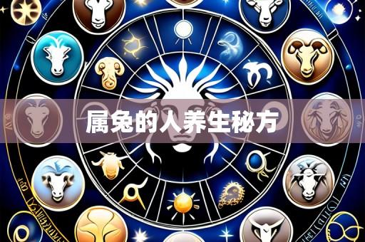 属兔的人养生秘方