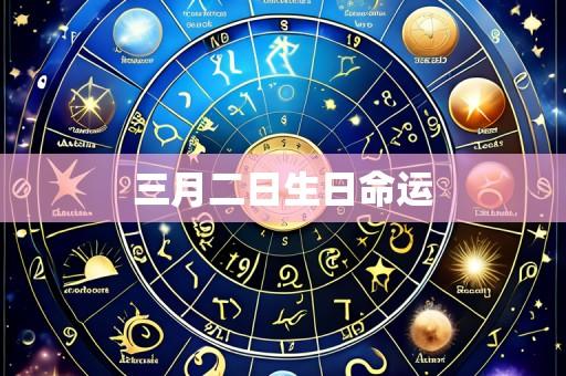 三月二日生日命运