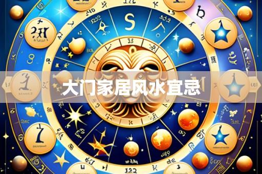 大门家居风水宜忌