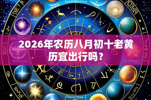 2026年农历八月初十老黄历宜出行吗？