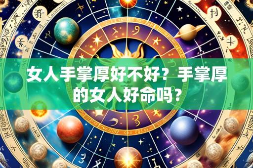 女人手掌厚好不好?手掌厚的女人好命吗?