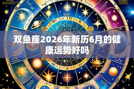双鱼座2026年新历6月的健康运势好吗