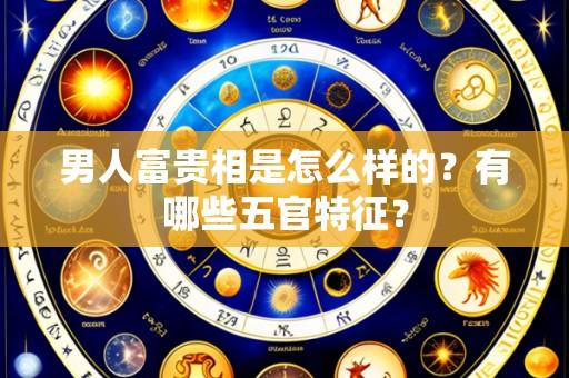 男人富贵相是怎么样的?有哪些五官特征?