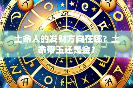 土命人的发财方向在哪?土命带玉还是金?