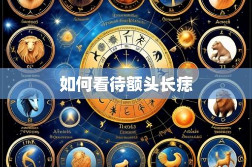 如何看待额头长痣