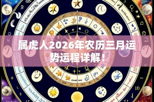 属虎人2026年农历三月运势运程详解！