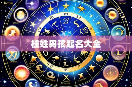 桂姓男孩起名大全