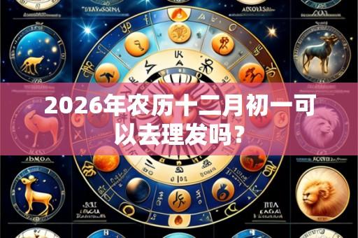 2026年农历十二月初一可以去理发吗?