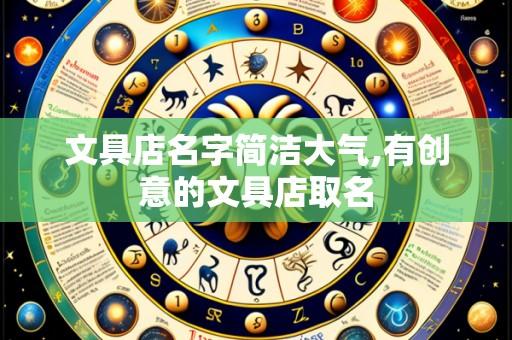 文具店名字简洁大气,有创意的文具店取名