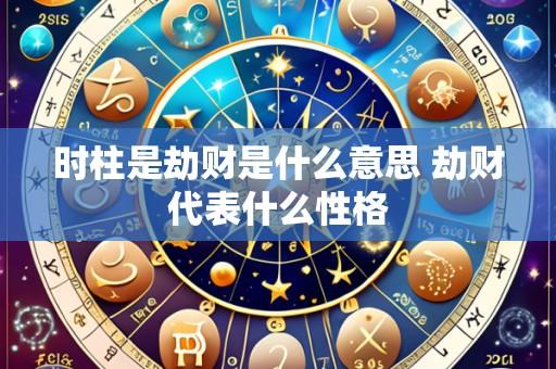 时柱是劫财是什么意思 劫财代表什么性格