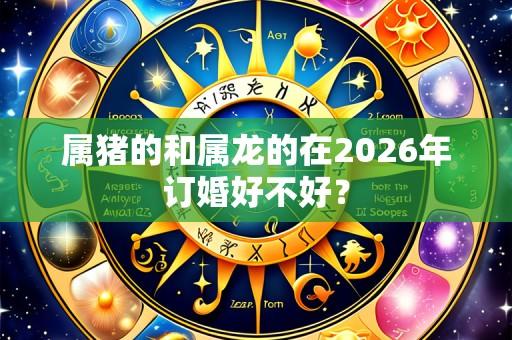 属猪的和属龙的在2026年订婚好不好?