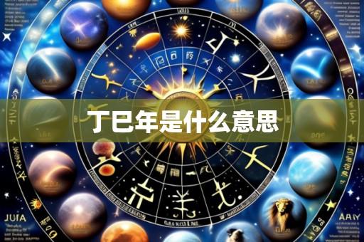 丁巳年是什么意思