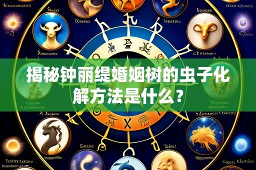 揭秘钟丽缇婚姻树的虫子化解方法是什么?