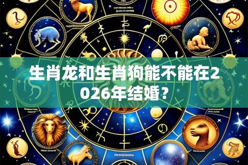 生肖龙和生肖狗能不能在2026年结婚?