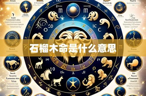 石榴木命是什么意思