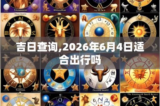 吉日查询,2026年6月4日适合出行吗