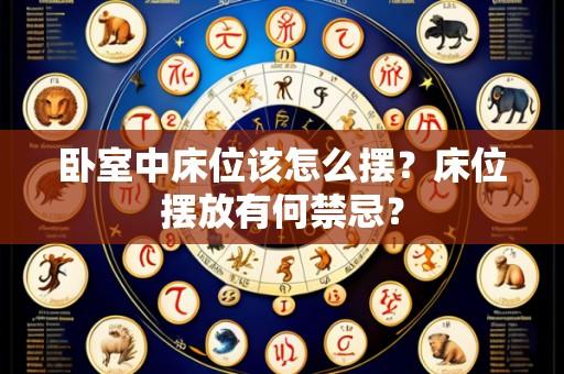 卧室中床位该怎么摆?床位摆放有何禁忌?