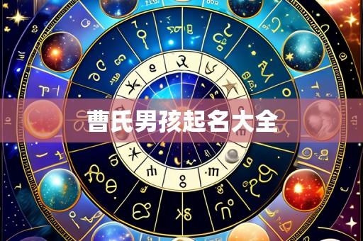 曹氏男孩起名大全