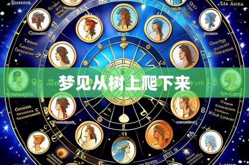 梦见从树上爬下来