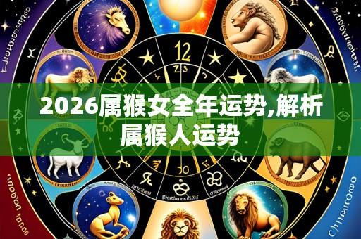 2026属猴女全年运势,解析属猴人运势