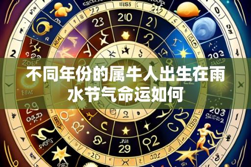 不同年份的属牛人出生在雨水节气命运如何