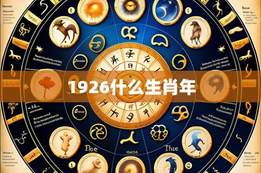 1926什么生肖年
