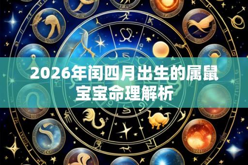 2026年闰四月出生的属鼠宝宝命理解析