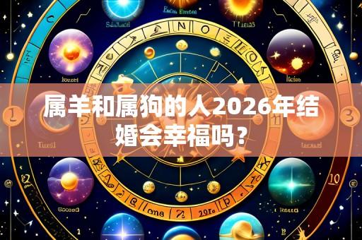 属羊和属狗的人2026年结婚会幸福吗？