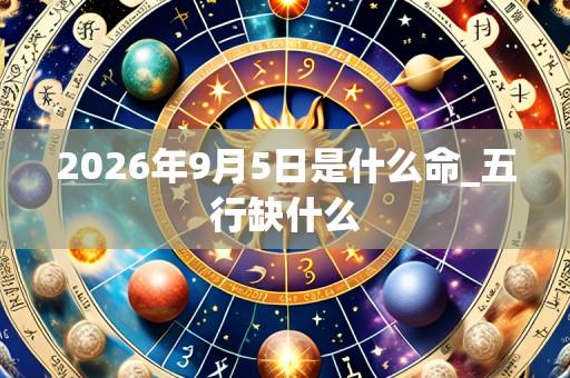 2026年9月5日是什么命_五行缺什么