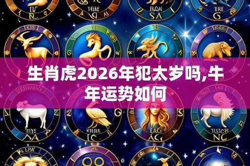 生肖虎2026年犯太岁吗,牛年运势如何