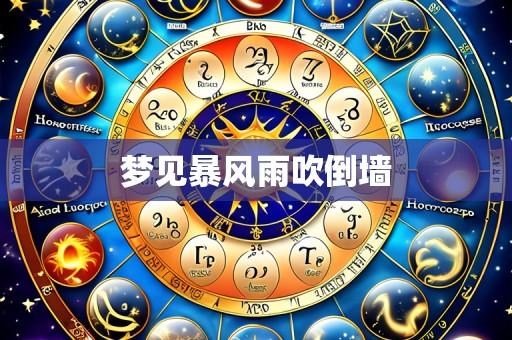 梦见暴风雨吹倒墙