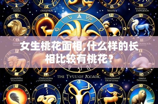 女生桃花面相,什么样的长相比较有桃花?