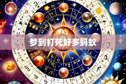 梦到打死好多蚂蚁