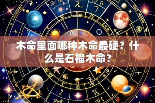 木命里面哪种木命最硬？什么是石榴木命？