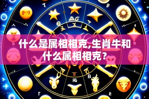 什么是属相相克,生肖牛和什么属相相克？