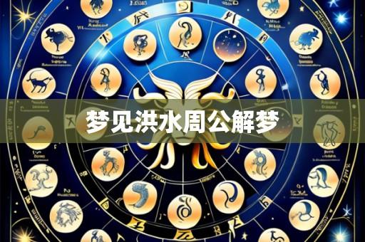 梦见洪水周公解梦