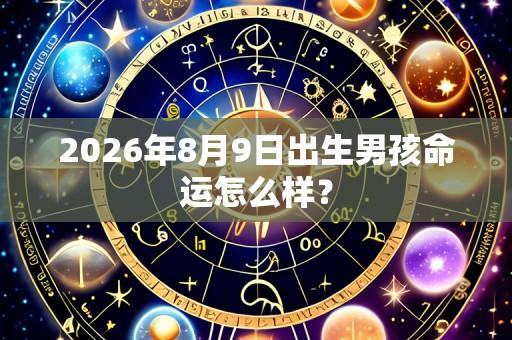 2026年8月9日出生男孩命运怎么样?