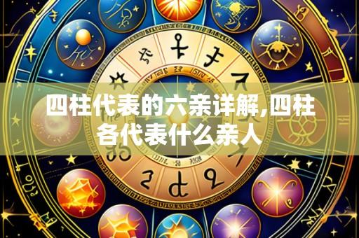 四柱代表的六亲详解,四柱各代表什么亲人