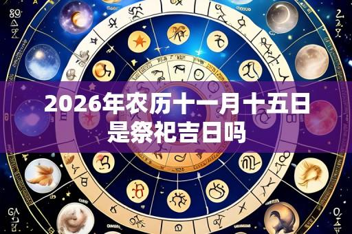 2026年农历十一月十五日是祭祀吉日吗